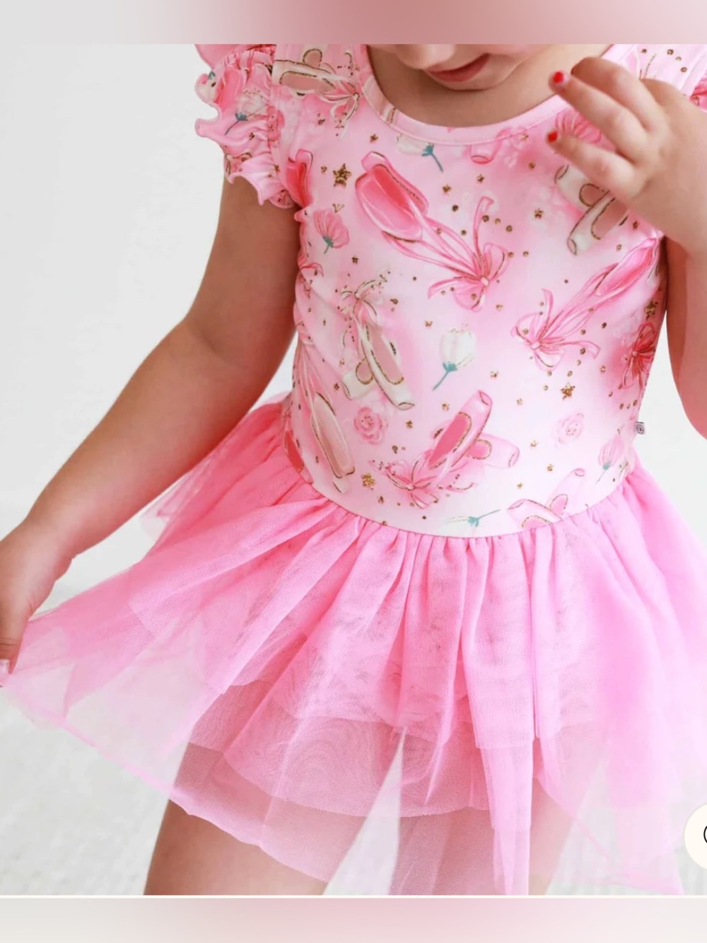 Caden Lane NWT Baby Girl Triple Twirl Ballet Pointe Shoe Skirt Leotard Size 2T